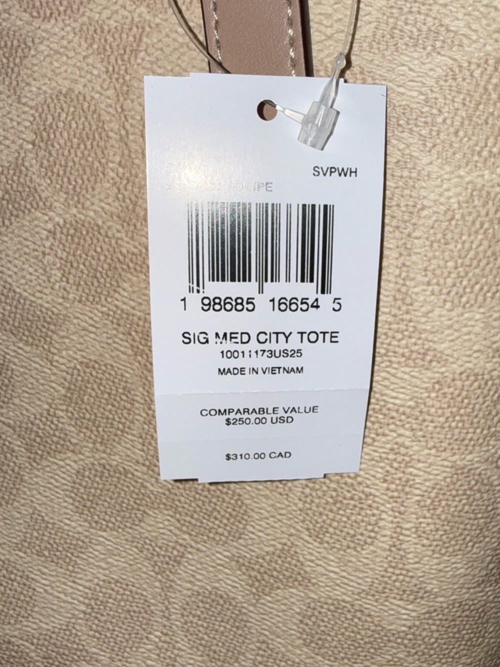 Coach Medium City Tote Bag In Signature Canvas - Picture 4 of 14